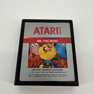 Ms. Pac-Man (Atari 2600, 1982) Game Only
